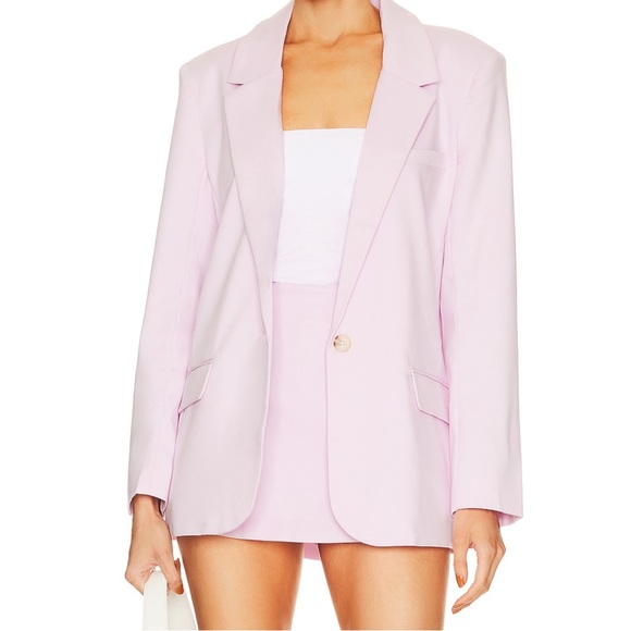 Steve madden revolve kaira blazer pink tulle - Picture 2 of 5